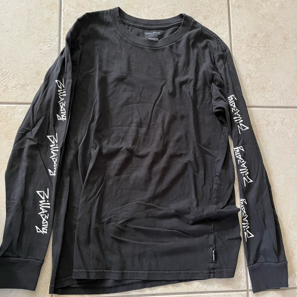 Billabong Black Long Sleeve Men's Shirt